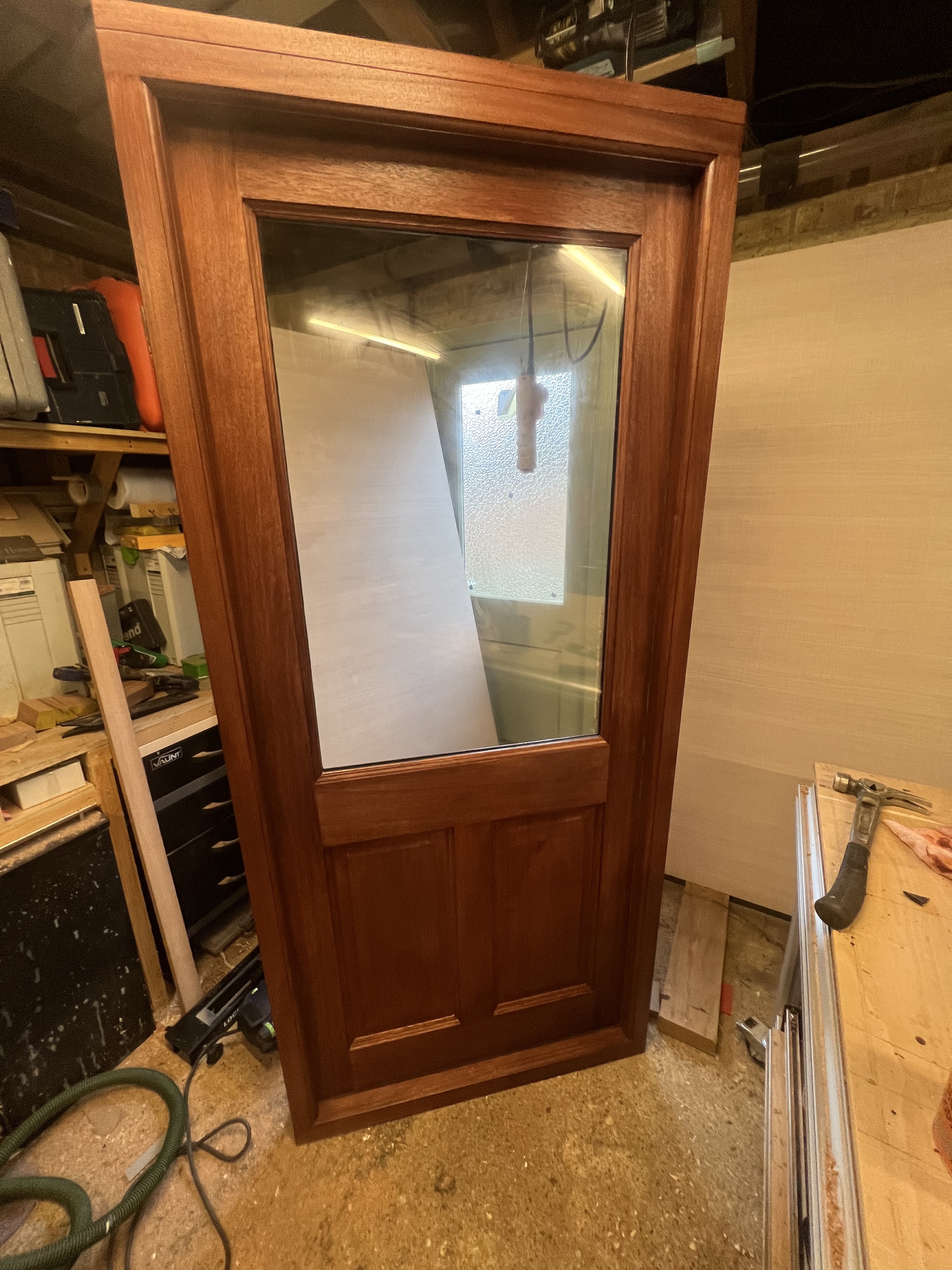 Finished exterior door installed in Northamptonshire